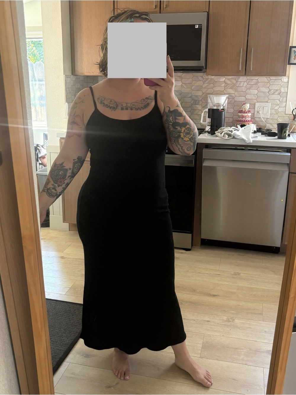 Target | Dresses | Target Black Ribbed Maxi Slip Dress